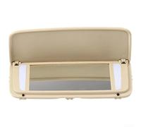 Pare-soleil de rétroviseur compatible avec Volvo XC60 2009-2012, XC90 2004-2012, V70 2008-2014, S80, XC70 - Boîtier de rétroviseur avant de rechange beige (beige)