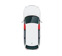 Pare-Soleil de vitres latérales pour Honda Civic berline 9e génération (2011-2017) - Rideau en Maille - Cadre magnétique pour Pare-Brise Avant