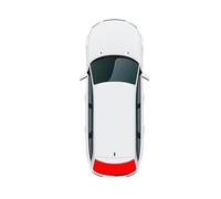 Pare-Soleil de vitres latérales pour Honda Civic berline 9e génération (2011-2017) - Rideau en Maille - Cadre magnétique pour Pare-Brise Avant