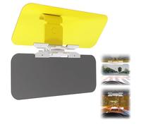 Pare-soleil de voiture 2 en 1 avec pare-soleil, réglable, jour et nuit, anti-éblouissement pour une conduite sûre et un filtrage des rayons UV