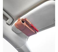 Pare-soleil de voiture Clip Mount Porte-lunettes Accessoires Rangement universel, Couleur:Marron