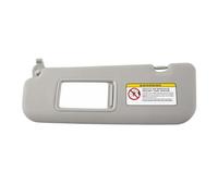 Pare-Soleil de Voiture Compatible avec Hyundai Elantra 2011-2015 avec Plaque de Protection pour Miroir de courtoisie pour Bloquer la lumière du Soleil 852103X000TX 852203X000TX (côté Gauche Gris)