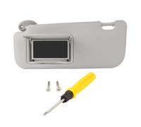 Pare-soleil de voiture côté conducteur gauche gris haute dureté avec miroir de courtoisie -SALALIS