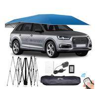 Pare-soleil de voiture entièrement automatique avec télécommande, isolation thermique télescopique pour SUV, design pliable électrique pour une utilisation facile en extérieur