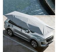 Pare-soleil de voiture entièrement automatique avec télécommande rétractable pour abri de voiture pliable et portable pour camping en plein air et utilisation quotidienne - Blanc - 4,8 x 2,3 m