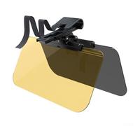 Pare-soleil de voiture jour et nuit pour protection antireflet et feux de route 34 cm × 16,5 cm, extension de visière PC avec angle réglable de 180°