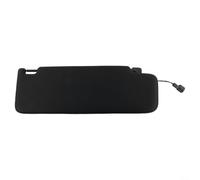 Pare-soleil de voiture noir avec miroir de maquillage compatible avec MK7 2013-2017, Passat B8, Jetta MK7, T-Roc, E, partie intérieure du pare-soleil de toit avant (gauche)