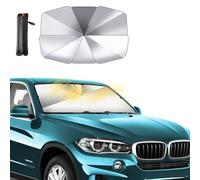 Pare-Soleil de Voiture Parasol pour Citroen C3 CC21 | e-C3 Electric 2024-2025, Pare Soleil Pare Brise Anti UV Avant Protection Solaire Pare-Brise Accessoires,A/125cm*65cm-C