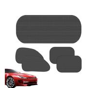 Pare-soleil de voiture - Pare-soleil latéral - Rideau en maille - 5 paquets de ventouses - Protection UV - Rideaux de confidentialité - Blocage de lumière - Housses anti-éblouissement pour le camping