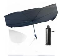 Pare-soleil de voiture pliable 130 x 75 cm - Anti-UV pour pare-brise avant - Protection solaire intérieure voiture - Universel pour voiture et SUV - Montage rapide et facile à ranger