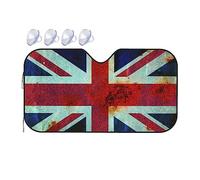 Pare-soleil de voiture, pliable, drapeau britannique vintage, protection contre les rayons UV, pour garder votre véhicule au frais