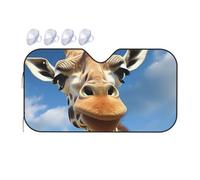 Pare-soleil de voiture pliable drôle girafe 2025 pare-soleil de voiture drôle pare-soleil de voiture pare-soleil de voiture pour protection solaire intérieure automobile petite