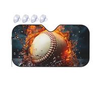 Pare-soleil de voiture pliable pour fenêtre avant, couverture intérieure de voiture, protection contre le feu, balle de baseball, protection contre le soleil pour garder votre véhicule au frais, petit