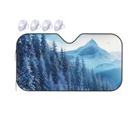 Pare-soleil de voiture pliable pour pare-brise de voiture d'hiver 2025 - Pare-soleil amusant pour fenêtre avant - Protection solaire intérieure de voiture - Taille M