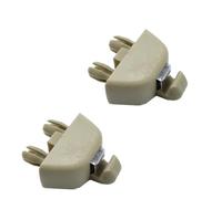 Pare-Soleil De Voiture pour Skoda pour CITIGO | Pour RAPID 2012-2015 1/2x Support de pare-soleil intérieur Clip de retenue 6R0857561 1S0857561 Pare-Soleil Avant(Beige-2PC)