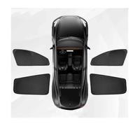 Pare-Soleil de Voiture pour Tesla pour Modèle 3 pour Highland 2023-2024 Pare-Soleil De Confidentialité Fenêtre Latérale sur Mesure Toit Ouvrant Pare-Soleil Store Ombrage Pare Soleil(Side 4PCS)