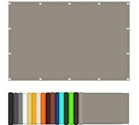 Pare-soleil d'extérieur - 2 x 4,6 m - Protection UV à 95 % - Imperméable - Pour terrasse, balcon, piscine - et élégant - Kaki