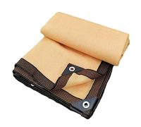 Pare-soleil d'extérieur - 80 % anti-UV - Taille personnalisée - 4 x 10 m - Beige - Pour pergola, terrasse, protection solaire durable
