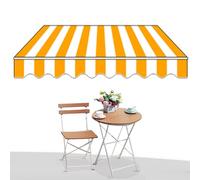 Pare-soleil d'extérieur avec bras exbles - Protection UV - Disponible en 2 x 1,5 m 3 x 2,5 m 4 x 3 m 5 x 3 m - Fixation murale à manivelle pour terrasse et balcon