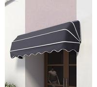 Pare-soleil d'extérieur imperméable, auvent incurvé et rétractable en polyester pour terrasse et balcon, protection contre la neige et la pluie, auvent de porte pliable pour la maison et le café