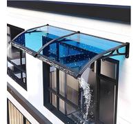 Pare-soleil d'extérieur pour balcon et porte - 60 x 200 cm - Protection UV - Imperméable - Facile à installer - Parfait pour terrasse, terrasse et balcon - Bleu