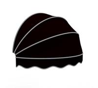 Pare-soleil d'extérieur pour magasins et terrasses, protection UV toutes saisons, cadre de 130 cm, parfait pour portes et fenêtres, noir