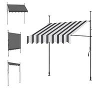 Pare-soleil d'extérieur réglable imperméable et résistant aux UV pour balcon, sans perçage, design enroulable parfait pour la protection solaire et l'intimité.