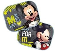 Pare-soleil - Disney - Mickey Mouse - 36 x 45 cm - Gris/Jaune - 2 pièces