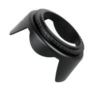 Pare-soleil d'objectif d'appareil photo pour Sony type fleur/couronne pour objectifs 49 mm, 52 mm, 55 mm, réduction efficace de l'éblouissement pour une utilisation en extérieur (52 mm)