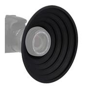 Pare-soleil d'objectif d'appareil photo, protecteur d'objectif d'appareil photo reflex en silicone | Abat-jour anti-reflet anti-verre 50-70 mm pour les éclaboussures, la neige, la poussière et la boue