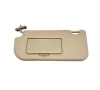Pare-Soleil Droit avec Miroir Panneau D'ombrage pour KIA pour Sportage KM 2004 2005 2006 2007 2008 2009 Pare-Soleil Voiture Gauche(Left Beige)