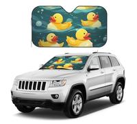 Pare-soleil en caoutchouc pour pare-brise de voiture - Réflecteur pliable - Protection universelle pour voiture, SUV, camion - Garde votre véhicule au frais
