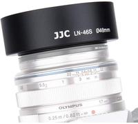 Pare-soleil en métal à visser 46 mm pour objectif Olympus M.ZUIKO DIGITAL 25 mm 17 mm sur OM-D E-M1X E-M10 E-M5 Mark III DSLR et objectifs Oyher avec filetage de filtre de 46 mm
