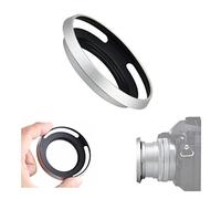 Pare-soleil en métal argenté pour appareil photo Olympus E-PL10 E-PL9 E-PL8 E-PL7 E-PL6 avec objectif 14-42 mm