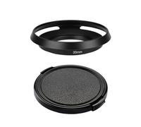 Pare-soleil en métal de 39 mm et capuchon d'objectif de 39 mm compatible avec objectif Leica M 50 mm f/2, objectif E39, objectif M 35 mm f/2 (lot de 1 + 1)