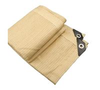 Pare-soleil en polyéthylène haute densité 150 g/m² anti-UV pour balcon, camping et terrasse - Tissu beige 2 x 3 m idéal pour l'intimité et la protection