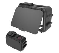 Pare-soleil et cadre de protection d'écran 2 en 1 pour DJI OSMO Action 6, coque de protection résistante aux rayures, lunette amovible double fonction pour caméra Action 6