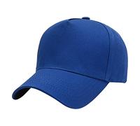 Pare-soleil extérieur Chapeau de baseball Casquette de baseball pour homme et femme Couleur unie Extension Visière pour voiture, bleu, Taille unique