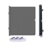 Pare-Soleil Fenêtre Voiture Pare-Soleil Rétractable Enroulable pour Pare-Brise Avant Voiture Pliable pour Vitres Voiture Pare-Soleil Couverture Occultante Automatique Voiture Pare Soleil(50X125 cm)