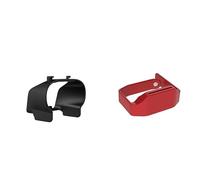 Pare-Soleil for DJI Mavic Mini 1/Mini 2/SE Drone cardan caméra Pare-Soleil Couvercle d'objectif Capuchon Bouclier Anti-éblouissement Accessoires de Rechange(Lens Hood and Red A)