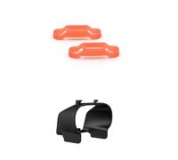 Pare-Soleil for DJI Mavic Mini 1/Mini 2/SE Drone cardan caméra Pare-Soleil Couvercle d'objectif Capuchon Bouclier Anti-éblouissement Accessoires de Rechange(Lens Hood and Red B)