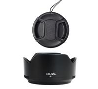 Pare-soleil HB-90A et bouchon d'objectif 62 mm compatible avec appareil photo Nikon