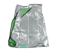 Pare-soleil imperméable pour balancelle avec tissu Oxford enduit argenté, protection UV et poussière, bord festonné classique, convient pour terrasse (vert, 195 x 125 x 15 cm)