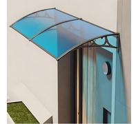 Pare-soleil imperméable pour balcon, terrasse et porte de jardin - Protection solaire - Bleu - 80 x 160 cm