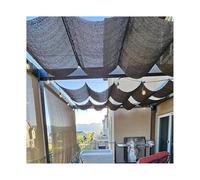 Pare-soleil imperméable, protection UV et protection contre la rosée du matin - Auvent flexible pour balcon et meubles de terrasse