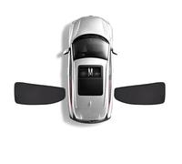Pare-Soleil Intégral pour VW pour Sharan 7N (2011-2022) - Protection De Confidentialité pour Vitres De Voiture - Noir - Pliable Visière Pare-Brise(Rear Side Window)