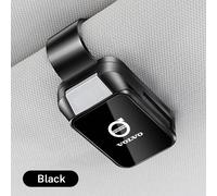 Pare-Soleil Intérieur De Voiture, Porte-Lunettes, Étui À Lunettes, Clip À Lunettes Pour Volvo Xc60, V50, V40, Xc90, S60, S40, S80l, V90, V60, Ex90, Xc40-1pc-Noir