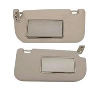 Pare-Soleil Intérieur pour KIA pour Sportage KM 2004 2005 2006 2007 2008 2009 Pare-Soleil Bouclier Panneau d'ombrage avec Miroir Couvresoleil Voiture(2PCS Beige)
