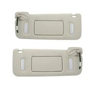 Pare-Soleil Intérieur Sun Visor pour GMC pour Cadillac pour Escalade 2007-2014 1/2 Pièces Pare-Soleil Voiture Gris Côté Gauche/Droit Couverture avec Miroir Maquillage(Left and Right)