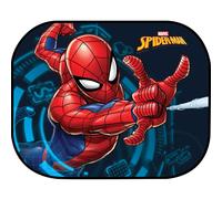 TataWay Rideau latéral Spiderman – Auto‑statique, Double couche Extra Dark, 44×35 cm Rouge